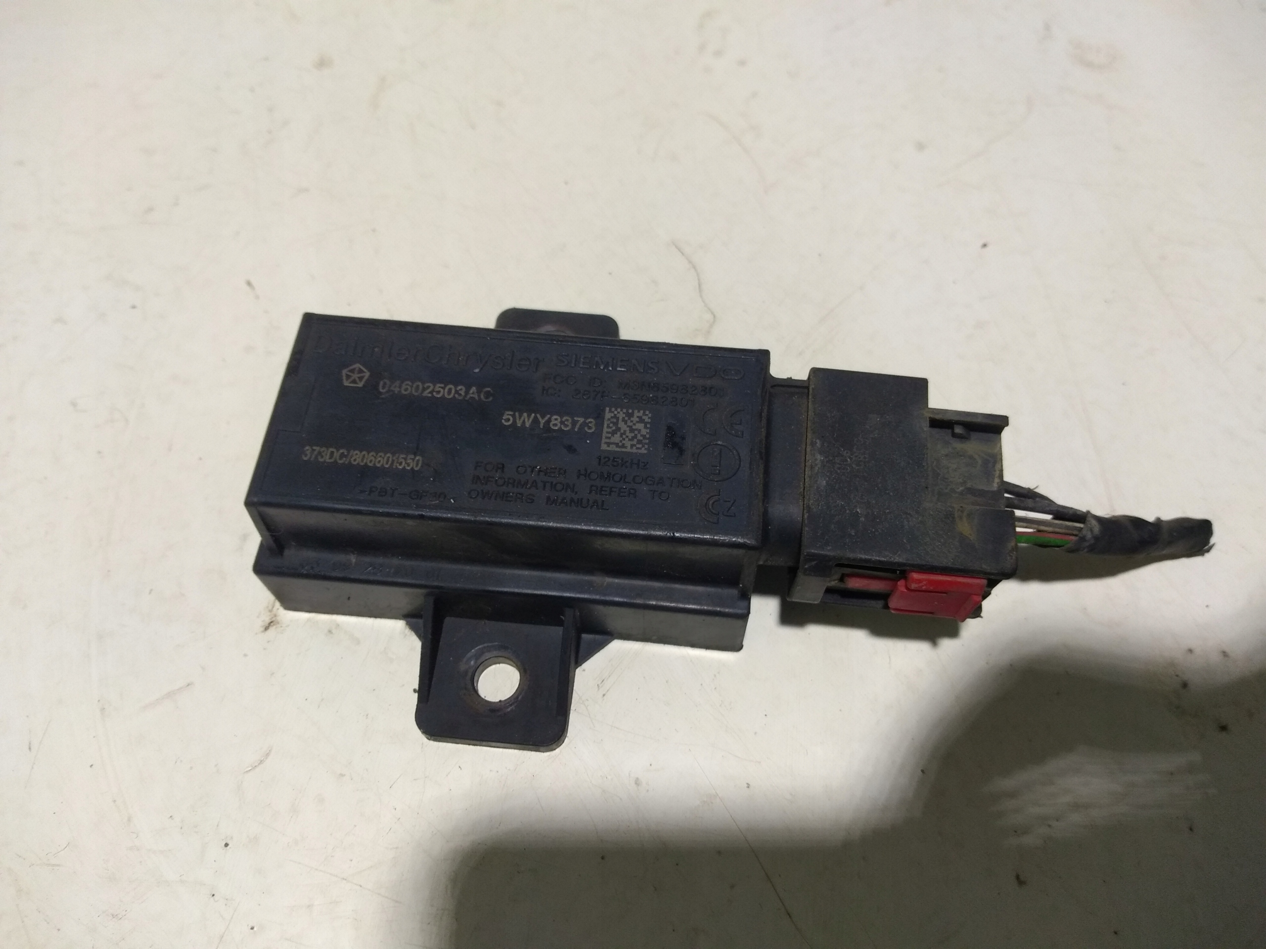sensore pressione pneumatici, gomme CHRYSLER 300C 04602503AC