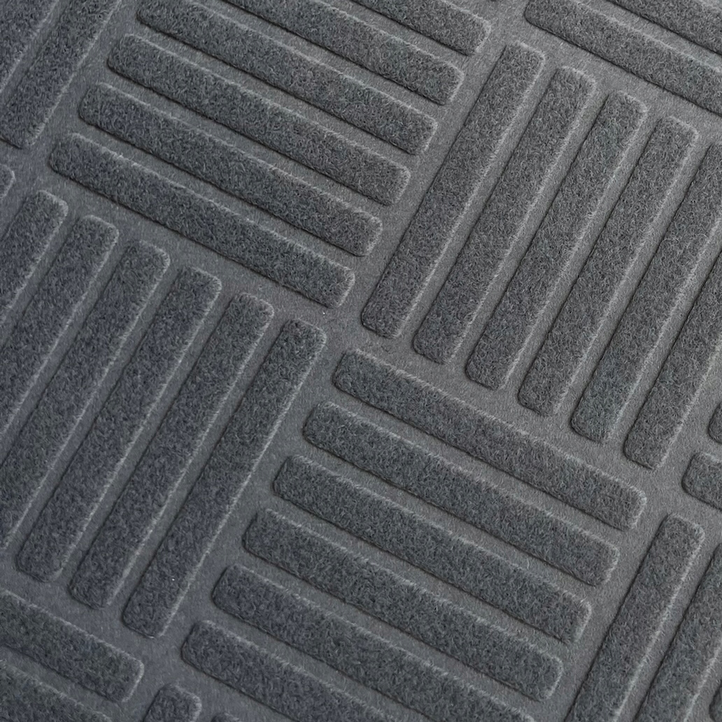 WYCIERACZKA POD DRZWI DO BUTÓW 40x60 CM SZARA WELUROWA CHŁONNA PROMOCJA Długość 40 cm