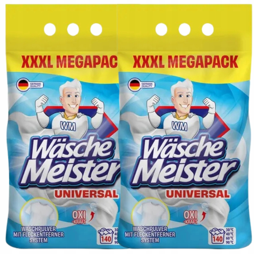 Levně WäscheMeister Universal Prací prášek 2x10,5 kg