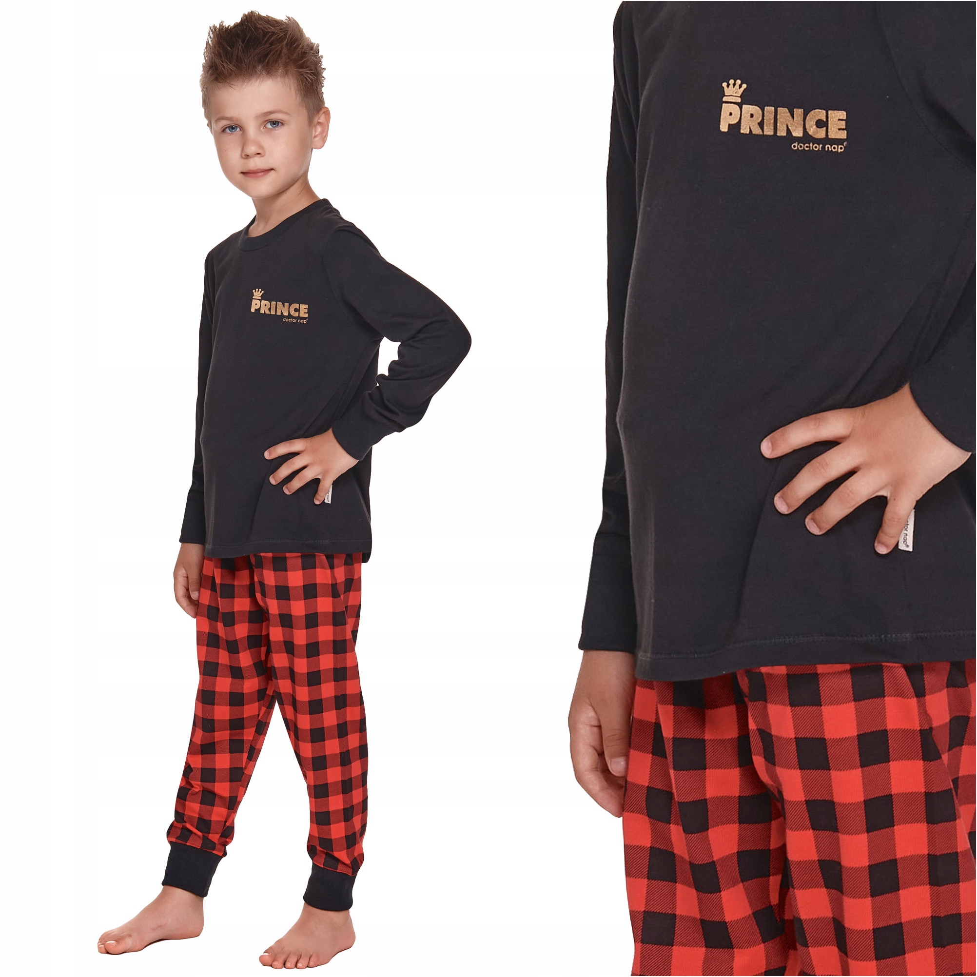 

Doctor Nap 4368 Black piżama dziecięca 146-152