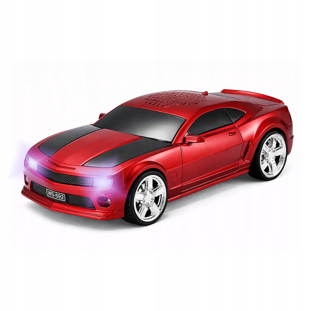Bluetooth reproduktor Auto Camaro 5W Usb WS-592 Červený Bt 5.0