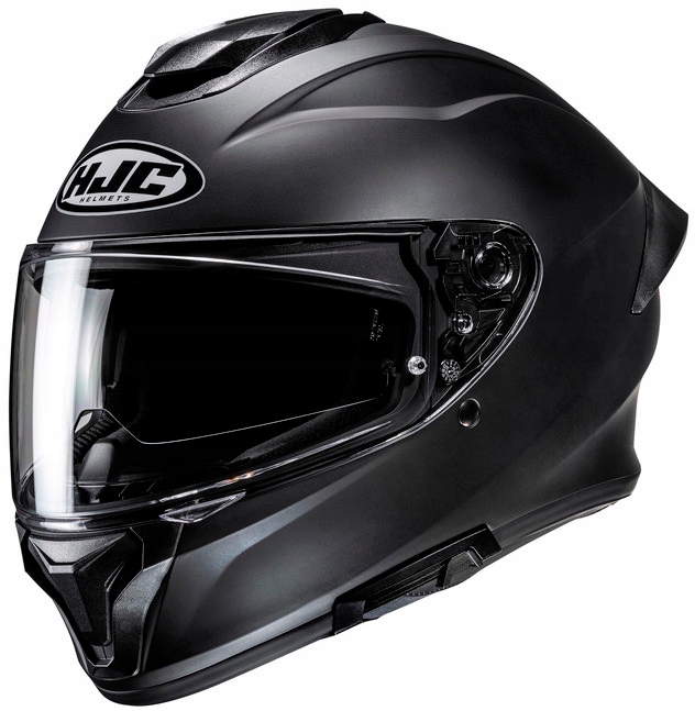 Hjc C71 Solid Semi Flat Black Integrálna Motocyklová Prilba Čierna