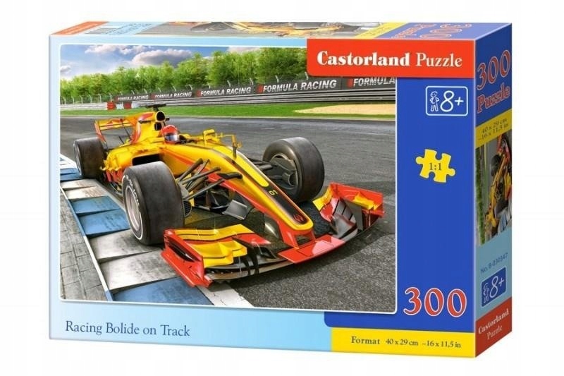 Puzzle 300 Układanka BOLID F1 Auta Samochód Wyścigowy Formuła 8+ Castor EAN (GTIN) 5904438030347