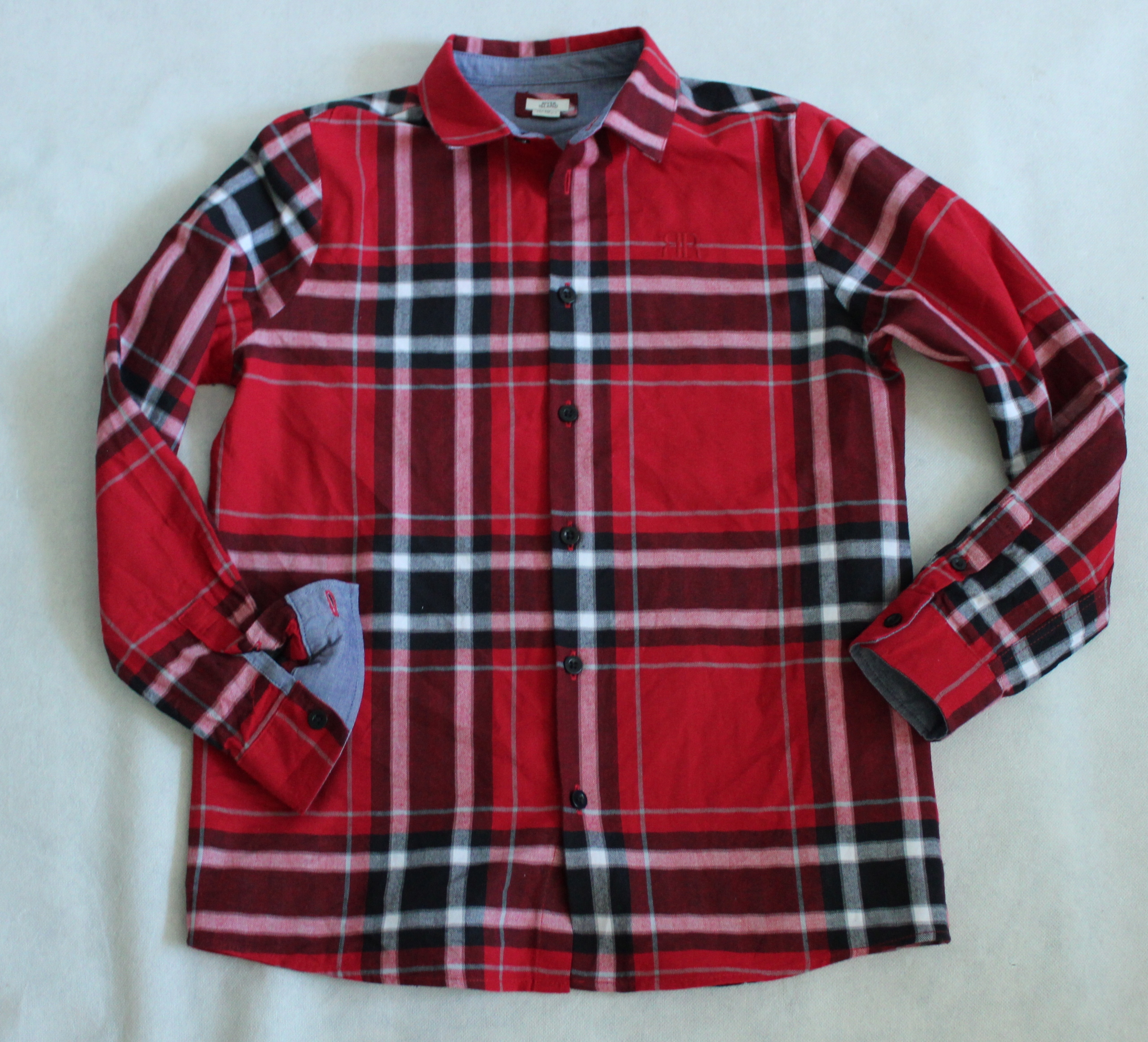 RIVER ISLAND KOSZULA W KRATKĘ ROZMIAR 152