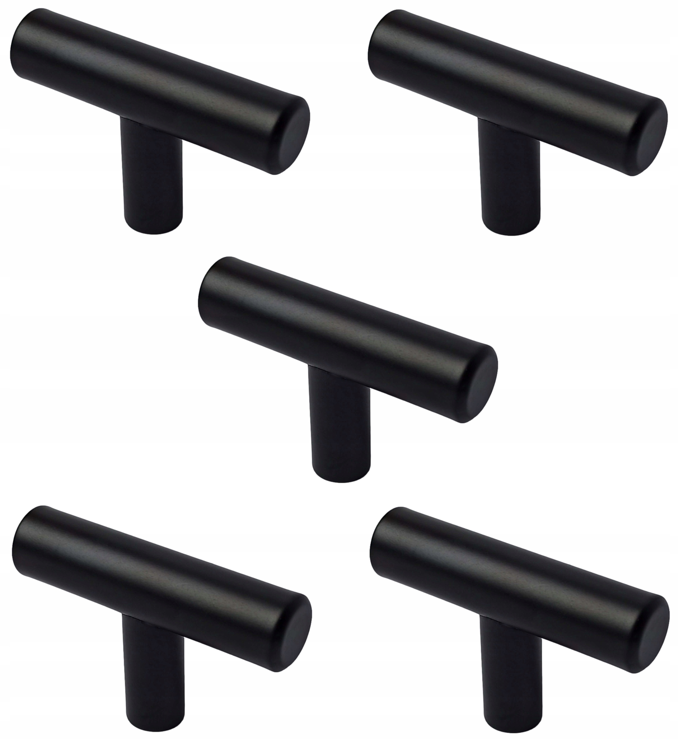 

5 x Gałka meblowa reling Azurea T 50mm