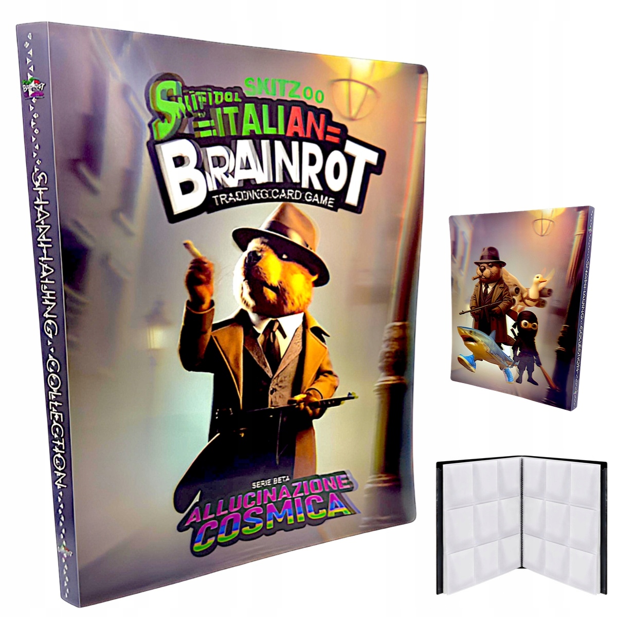 Album 3D Brainrot na 432 Karty Kolekcjonerskie – Duży Organizer
