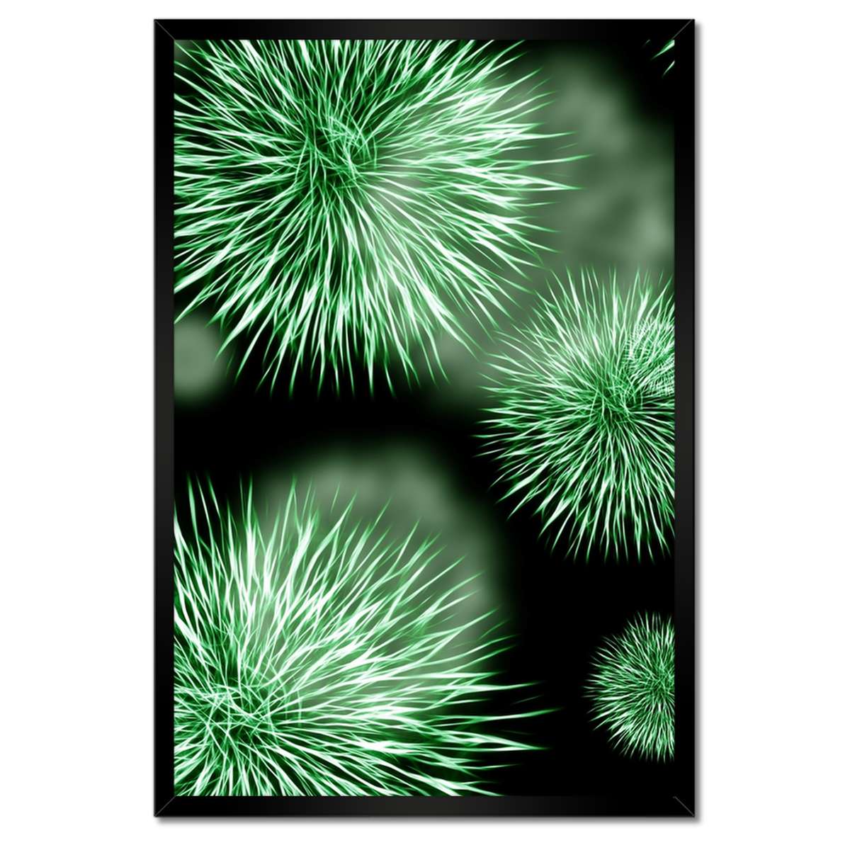 Plakáty v rámu 40x60 Virus makro přiblížení