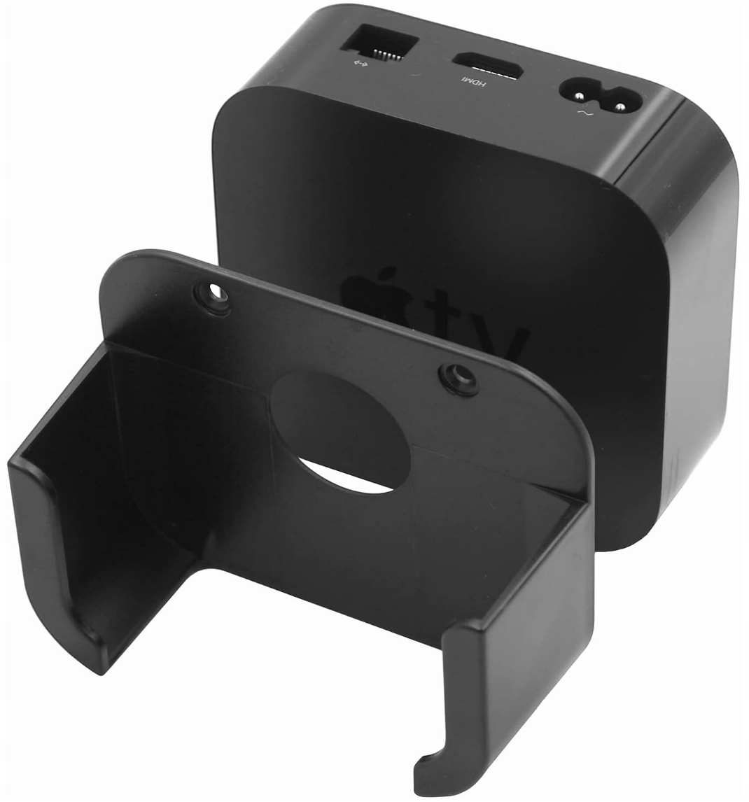 UCHWYT ŚCIENNY NA APPLE TV 4K HD CZARNY + GUMOWE ETUI NA PILOT 2 GENERACJI EAN (GTIN) 026663281556