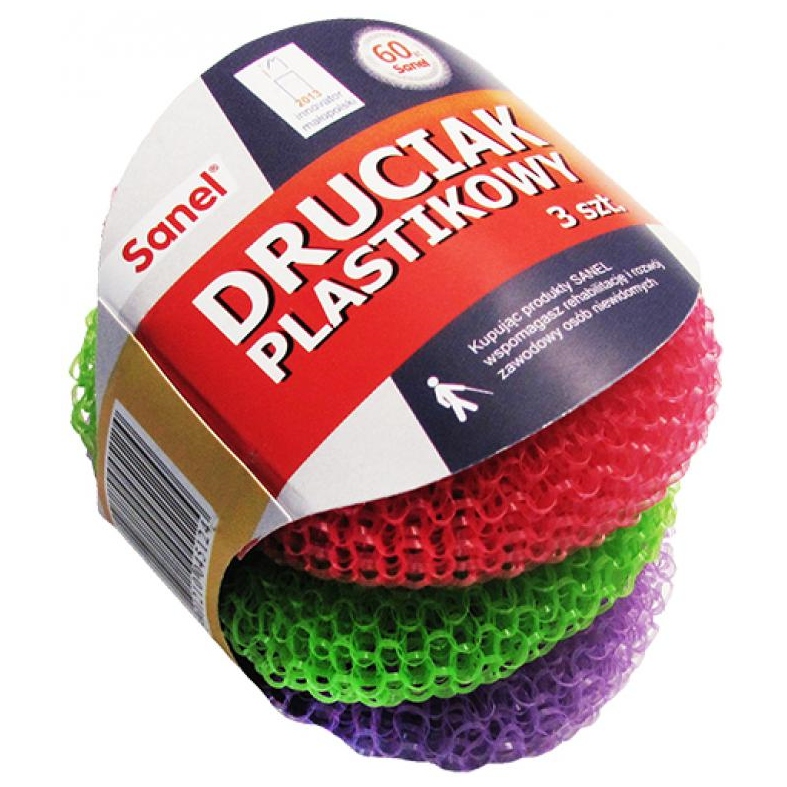 

Druciaki Zmywaki Do Naczyń Kuchenne Plastikowe x3