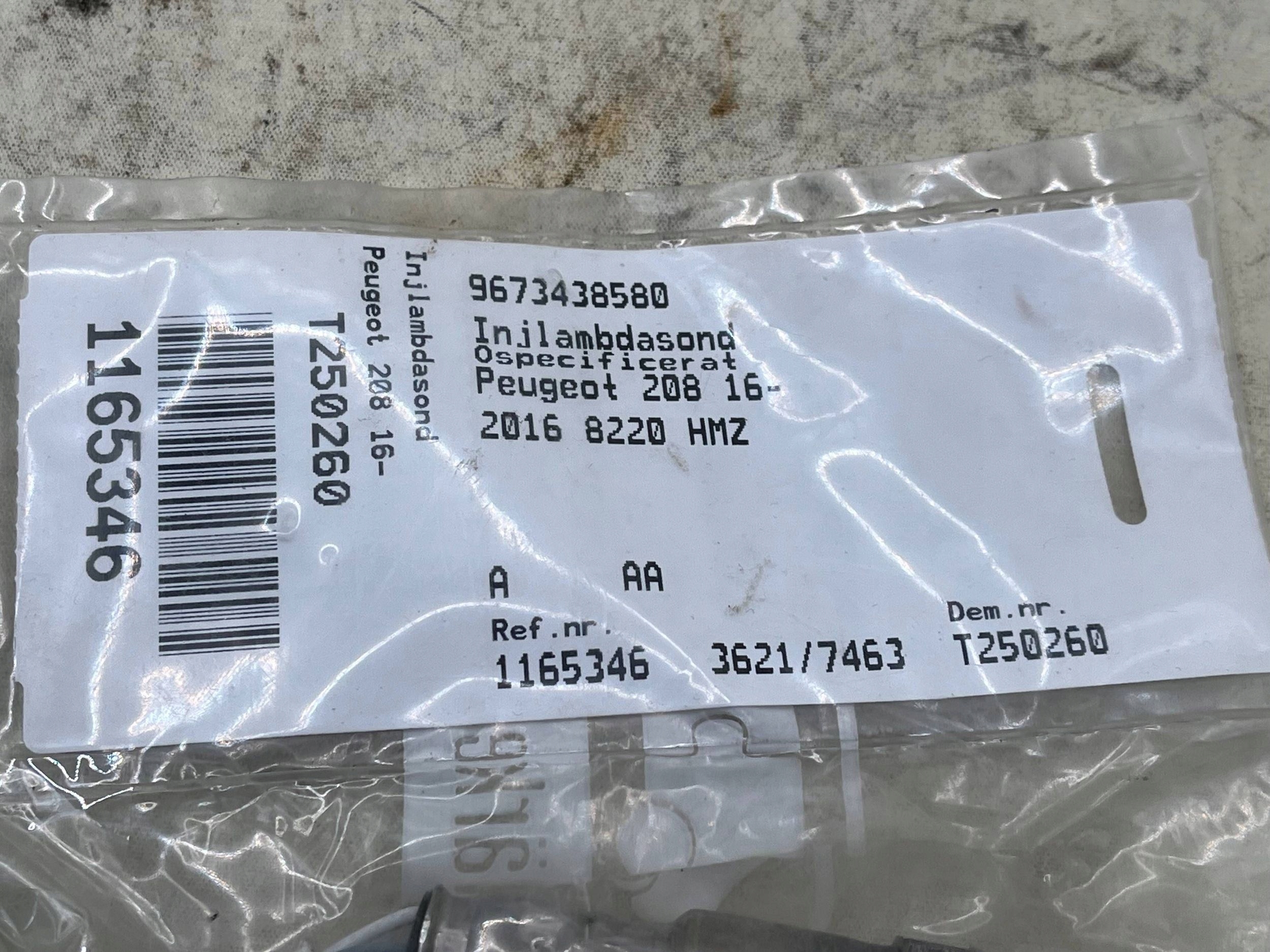 SONDA LAMBDA CITROEN C1 C3 C4 II C4 PICASSO II DS3 DS4 1.0 1.2 VTI THP !J