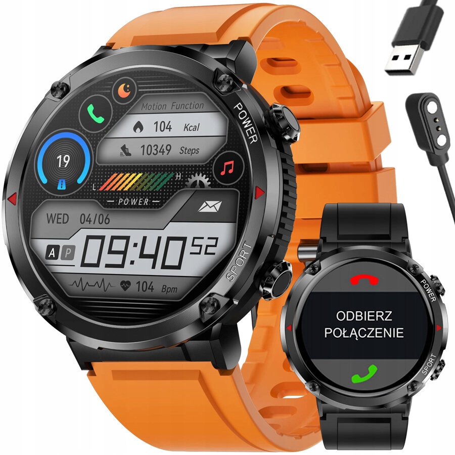 Chytré Hodinky Mužský Gravity GT21-2 Bluetooth Call, Přídavný Pásek Gravírování