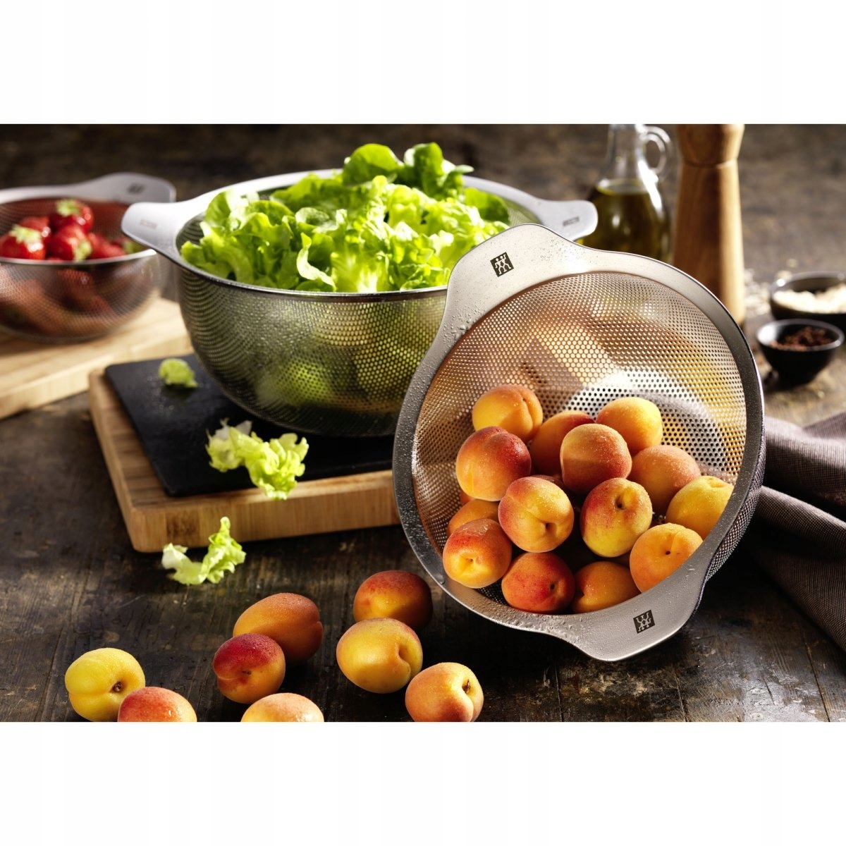 Sitko Ze Stali Nierdzewnej 20 Cm Zwilling Table Materiał stal nierdzewna