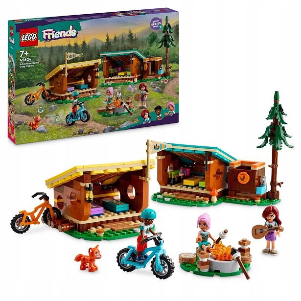 Lego Friends 42624 Útulné chatky na dobrodružném táboře