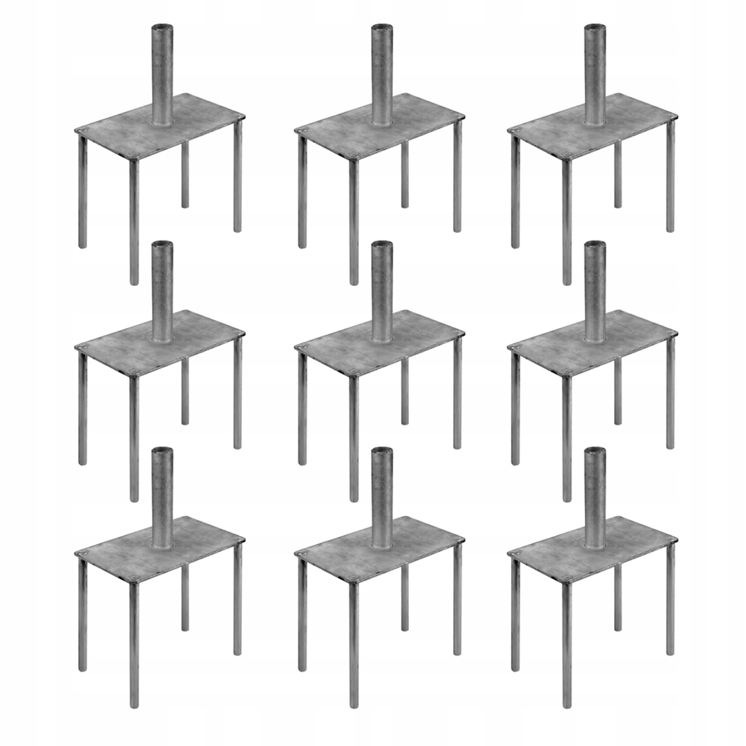 Křížová tyčová stropní hlava na tyčích, stropní bednění, 10 kusů