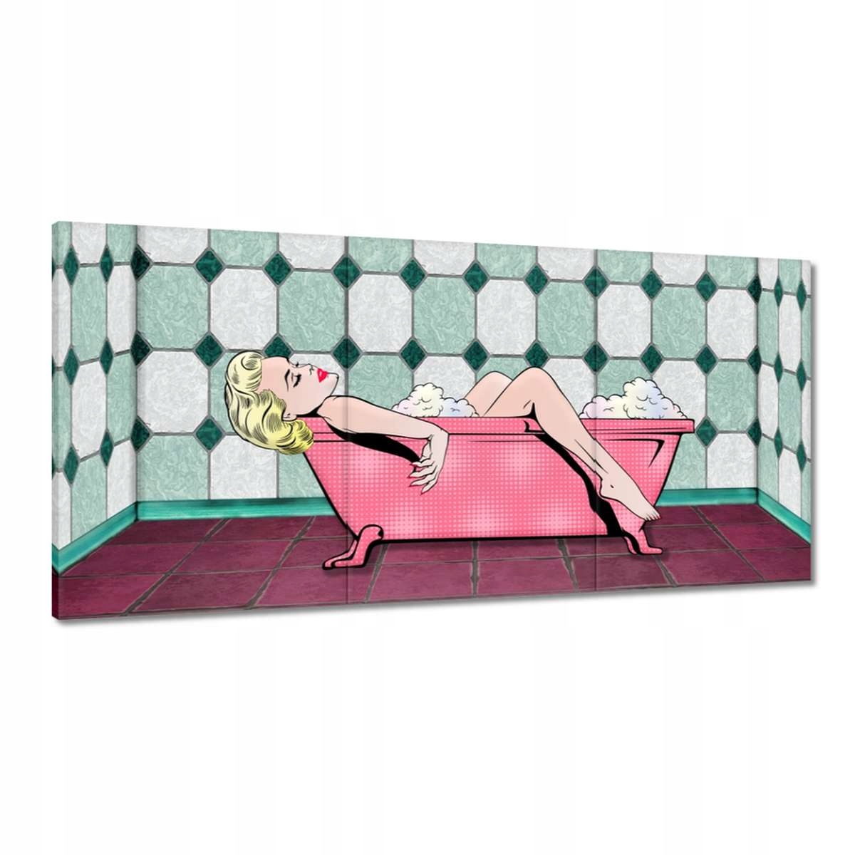 Obrazy 120x60 Marylin Monroe ve vaně