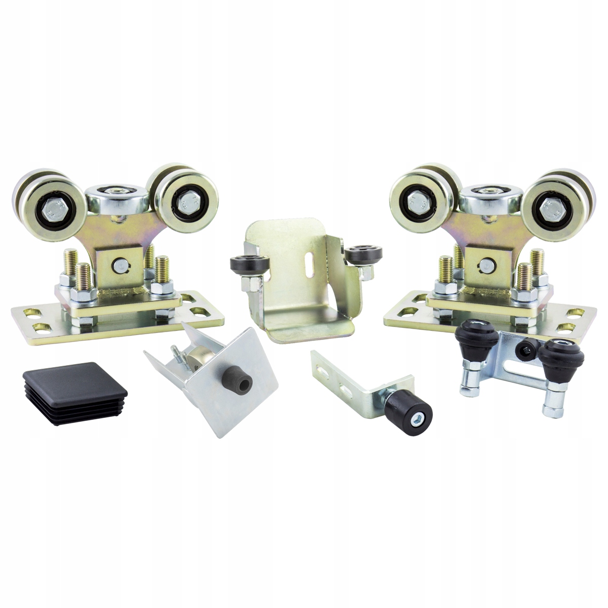 Sada vozíkov na valčeky pre posuvné brány 70x70 valčekov od spoločnosti Seger