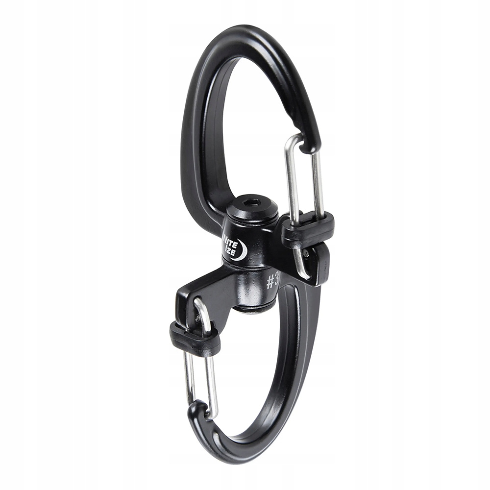 Nite Ize Karabińczyk S-Biner 360 SlideLock Dual Carabiner #2 Czarny Rodzaj inny