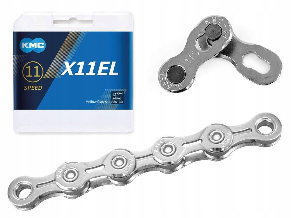 Řetěz Kmc X11EL 1/2" X 11/128" Silver, pro Mtb