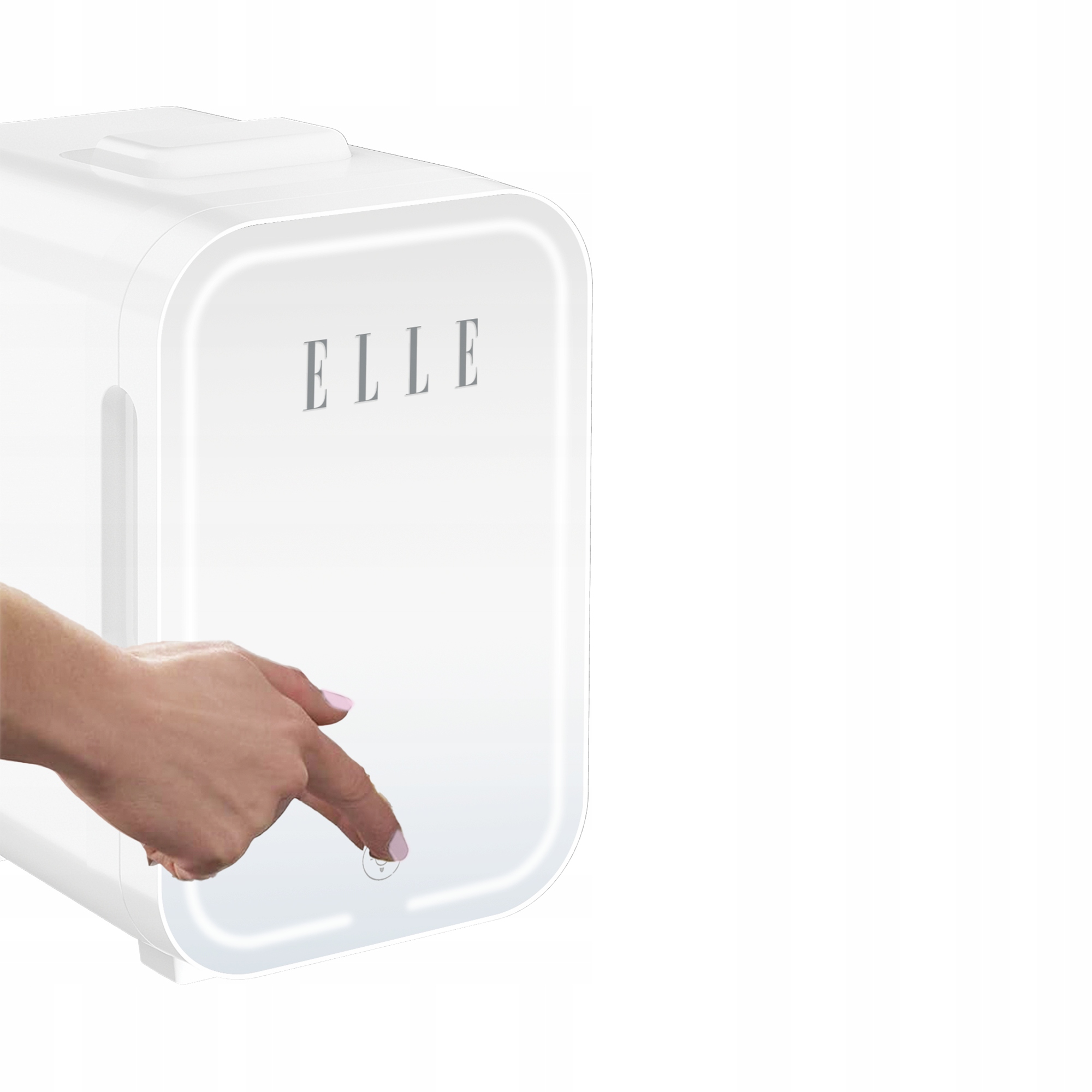 Mini Lodówka Przenośna Elle Panache 8 L Na Kosmetyki Lusterko Led 12/230V