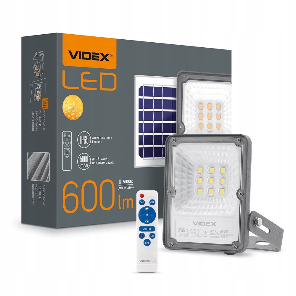 

Halogen naświetlacz Solarny Led 20W Premium