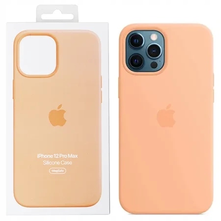 Plecki Apple do Apple iPhone 12 Pro Max pomarańczowy - Sklep