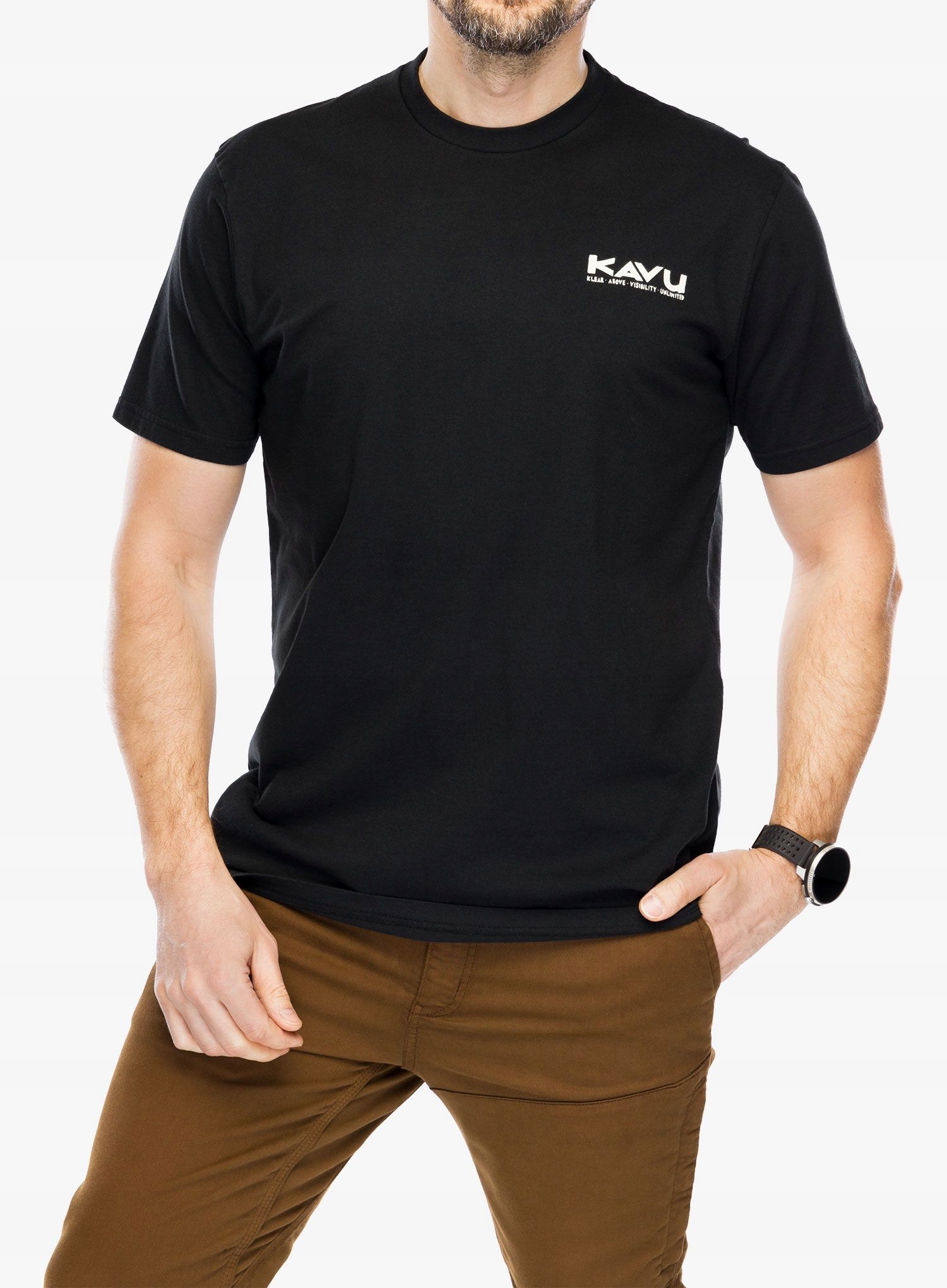 Tričko s potiskem Kavu Klear Above Etch Art černé S