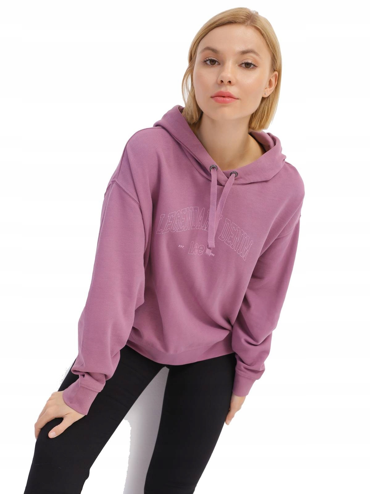 Damska bluza Lee Legendary Hoodie Dark Plum L53NEJ33 XL