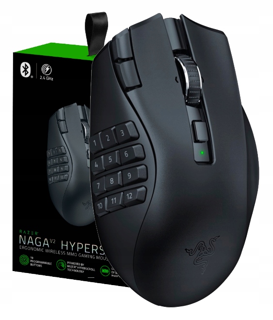 Myszka bezprzewodowa Razer Naga V2 HyperSpeed (RZ01-03600100