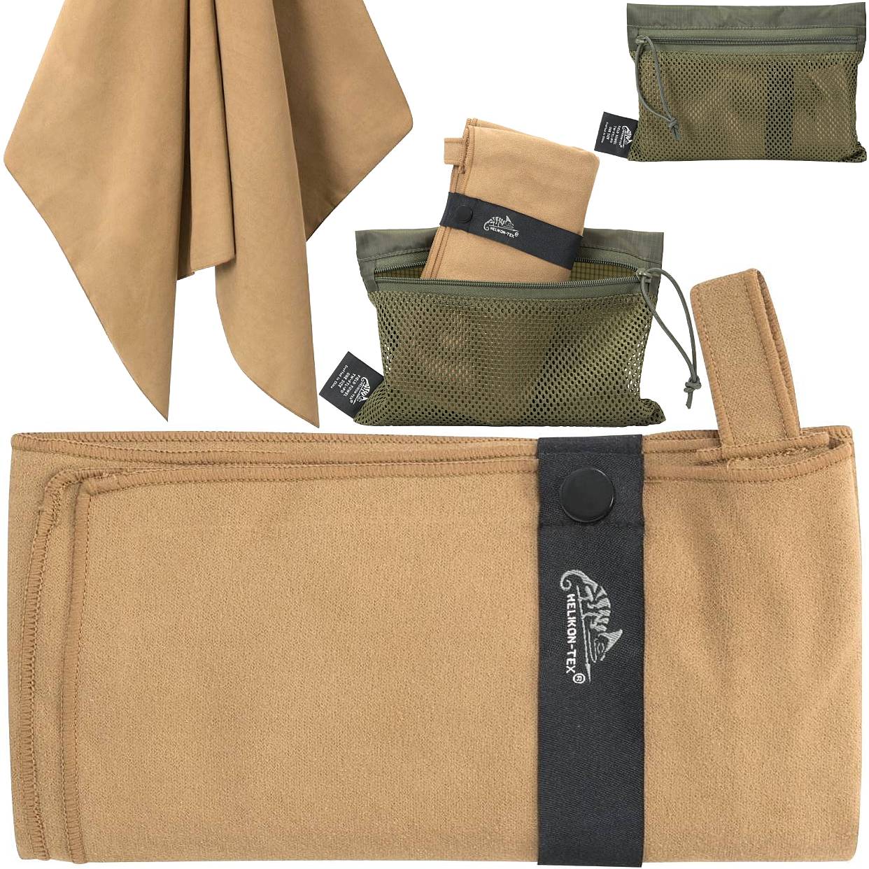 HELIKON Ręcznik Szybkoschnący FIELD TOWEL LARGE Coyote