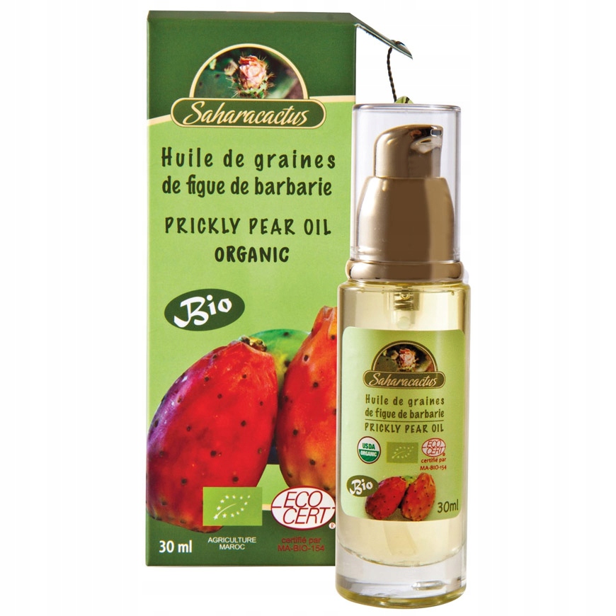 Bio Olej z Opuncji Premium Odmładzanie Skóry Anti-Aging (pompka) 30ml