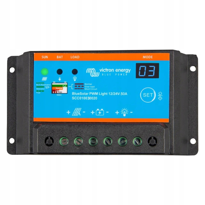 Kontroler ładowania BlueSolar PWM-Light 12/24V-30A Victron Energy