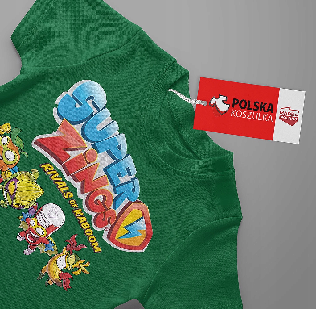 T-SHIRT KOSZULKA DLA DZIECKA SUPER ZINGS 128 SUPER JAKOŚĆ Tematyka, motyw Bluzaka Z Krótkim Rękawem Na WF Sportowa Młodzieżowa Z Nadrukiem Wzory Dziecięca Dla Chłopaca Dziewczynki Prezent