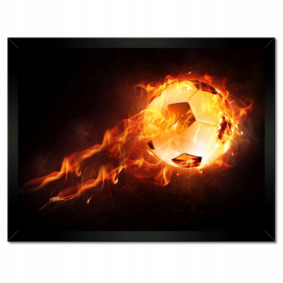 Plakáty v rámu 40x30 Fotbal v ohni