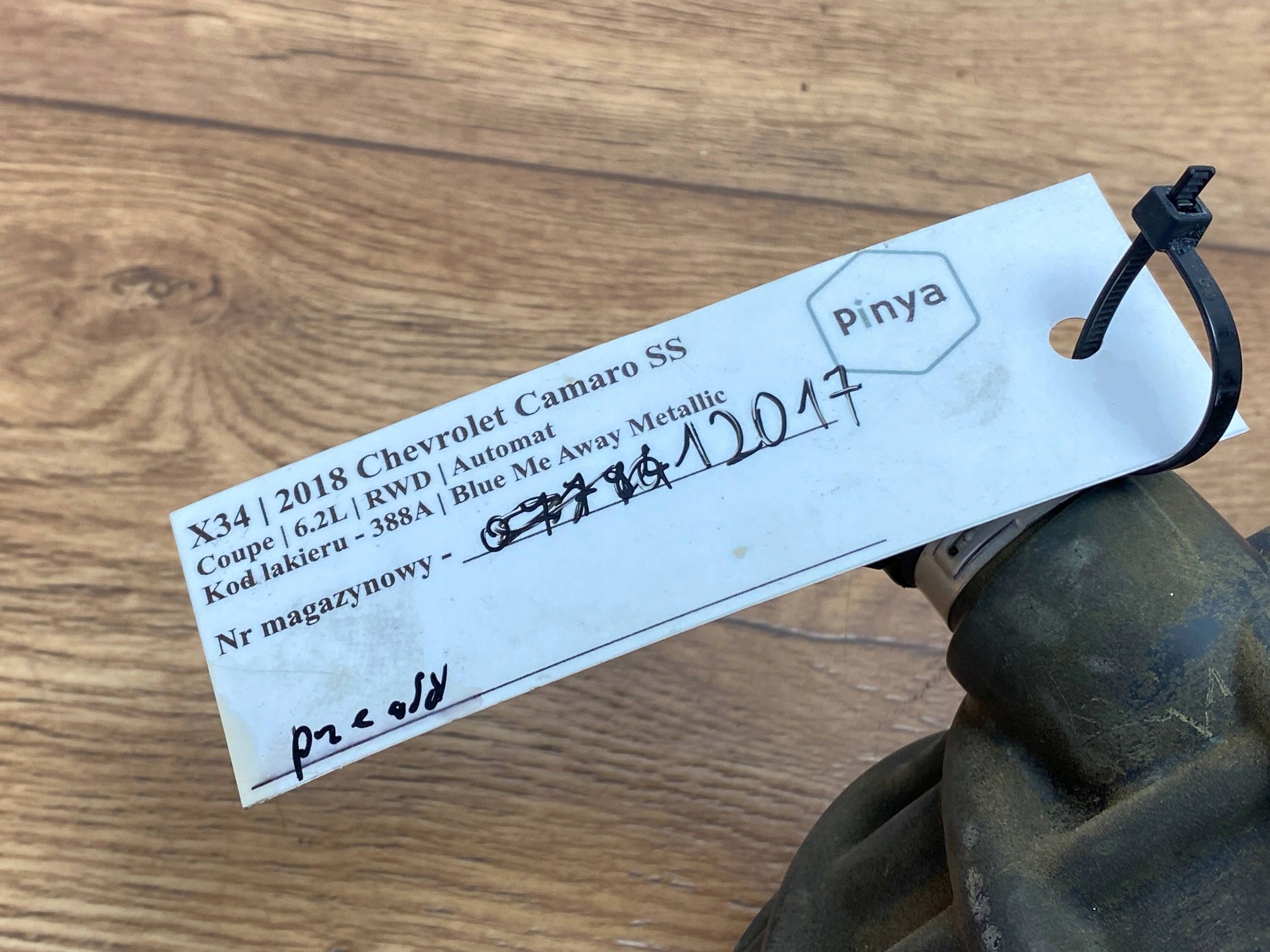 pipe dolotowa Chevrolet Camaro SS VI 2016+