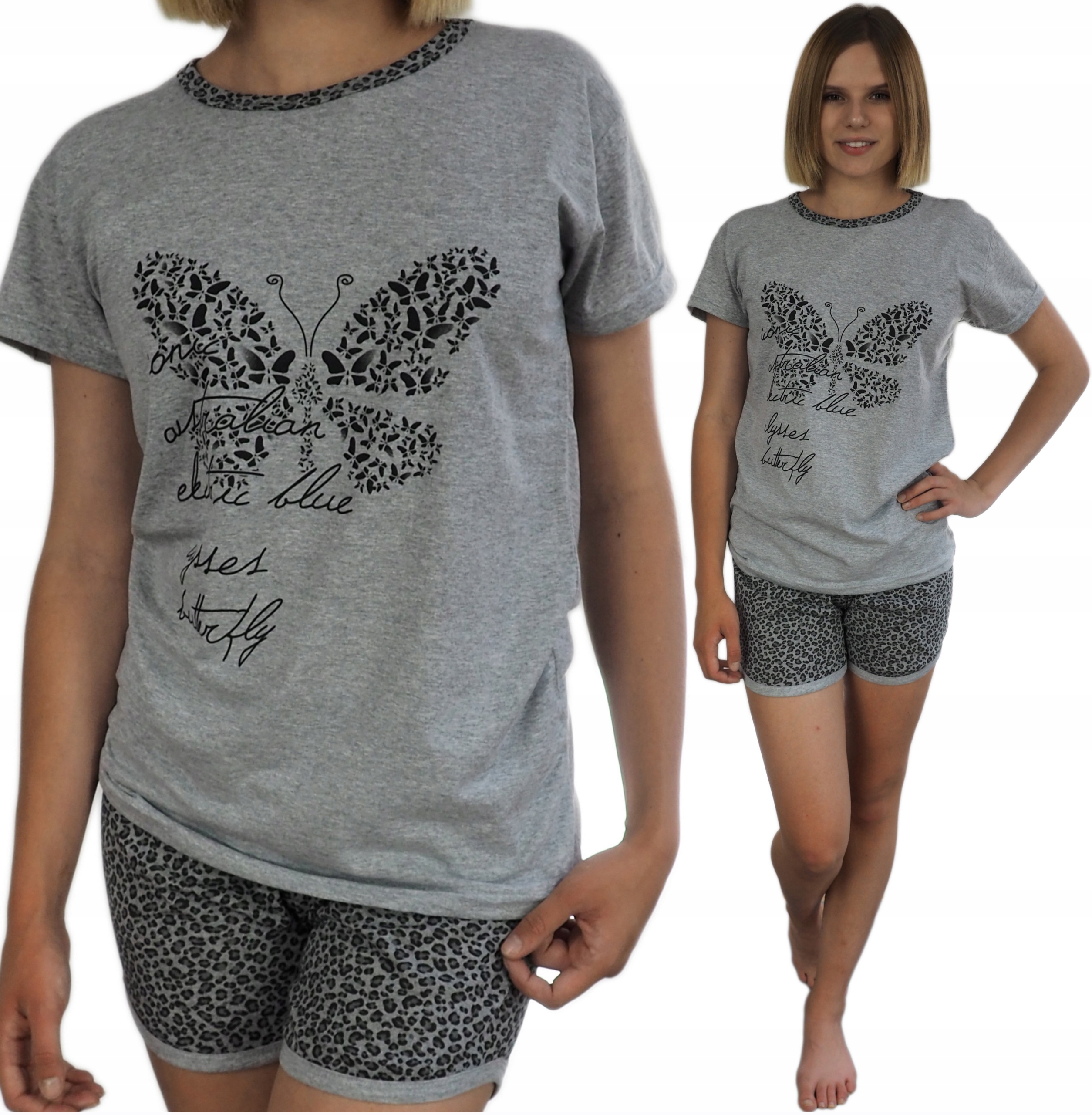 PIŻAMA Damska L (40) MŁODZIEŻOWA ROZMIARÓWKA L