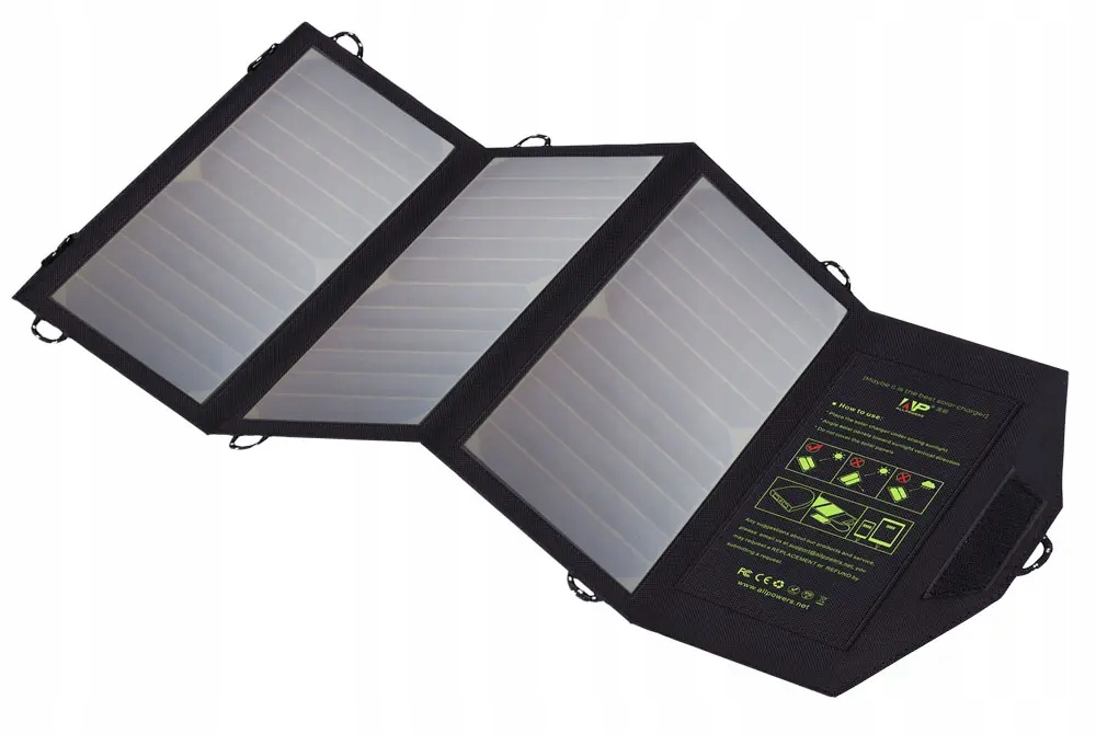 Allpowers Panel ladowarka solarna USB 21W Part number AP SP5V21W