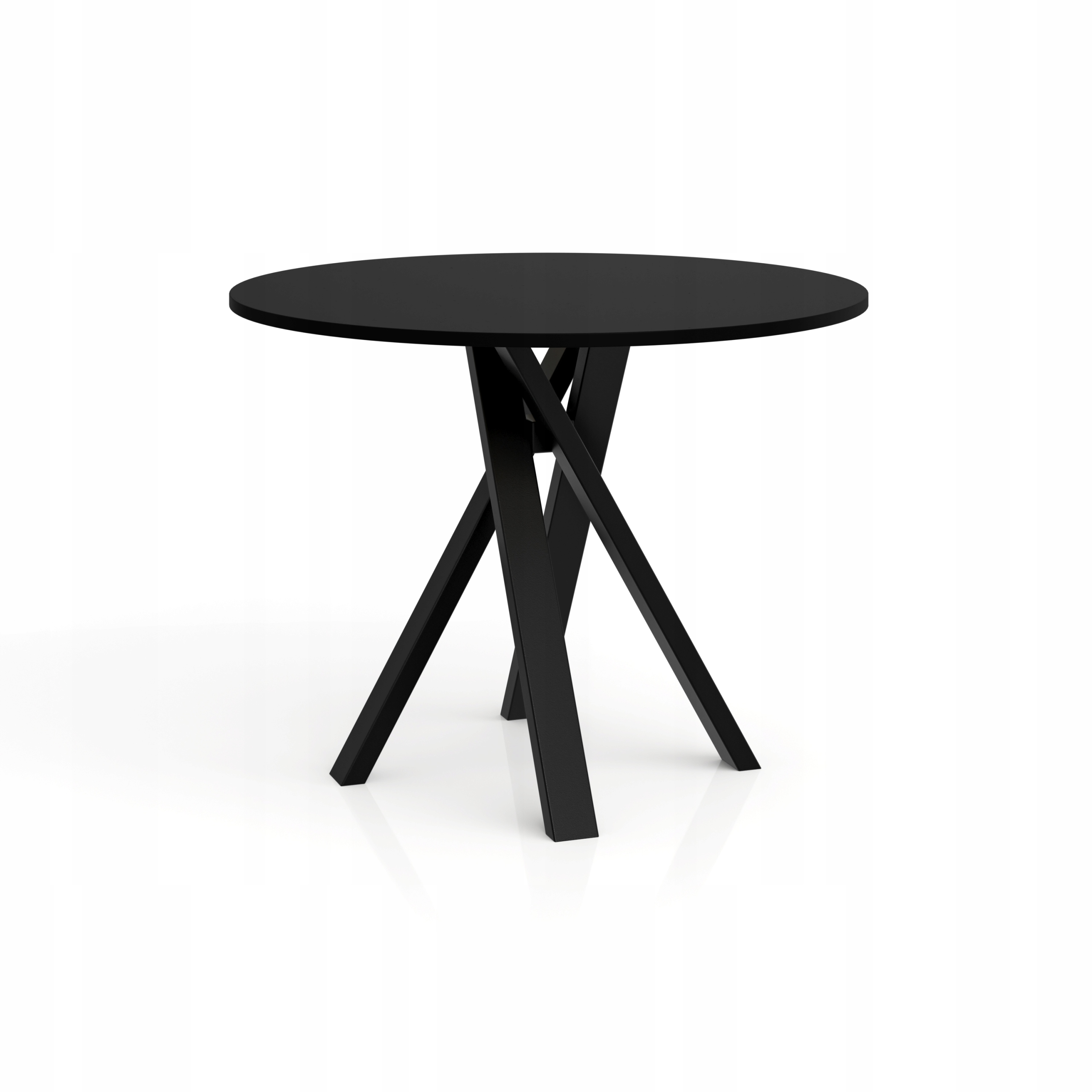 Stůl kulatý Ivo 110 cm černý – moderní do jídelny i obývacího pokoje