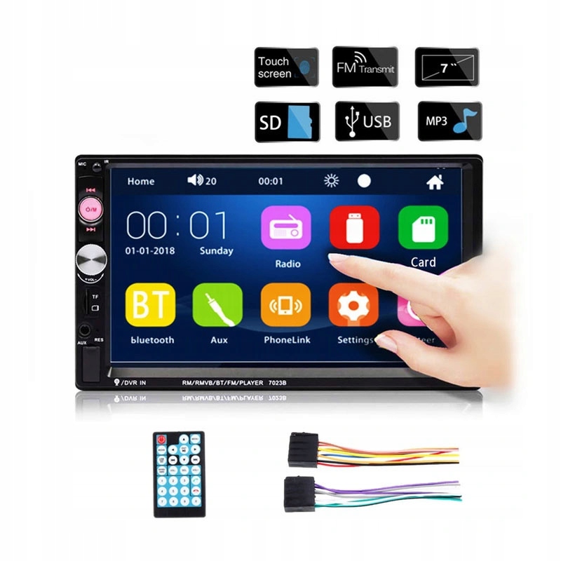 Autorádio 2 Din Dotykové MP5 Usb LCD 7'' 7023B