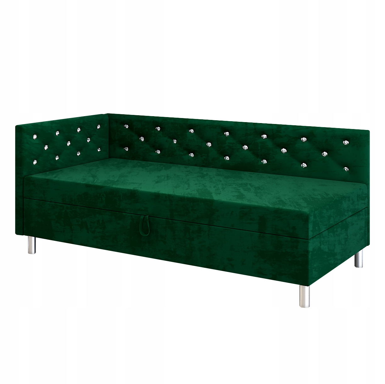 Jednolůžková postel s taštičkovou matrací, rohový gauč Princess+