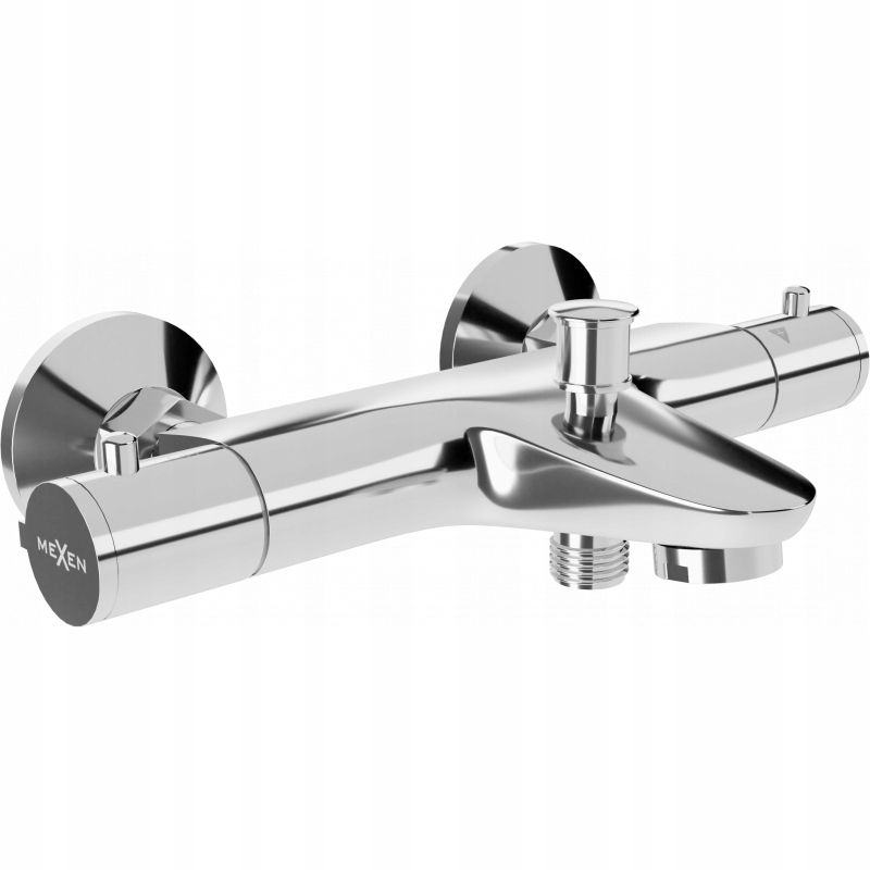 Mexen Nox termostatická vanová baterie, Chromovaná