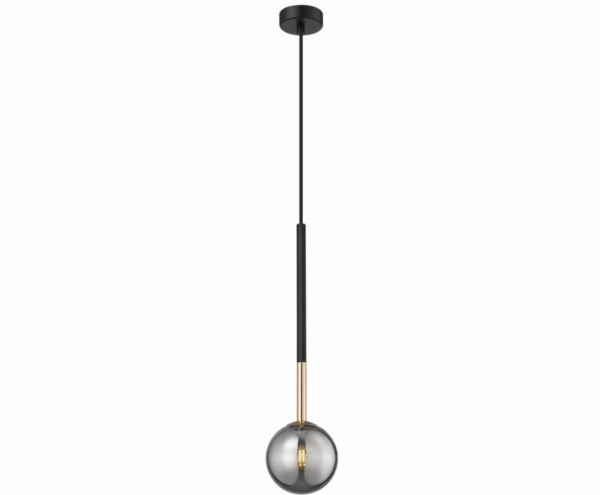 Závěsné stropní svítidlo nastavitelná v černé a zlaté barvě do obývacího pokoje jídelny Arcturus