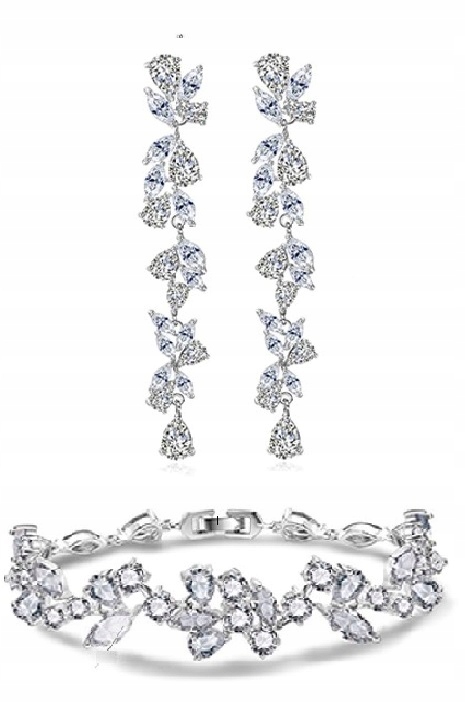 Exkluzivní Svatební Komplet S Diamantovými Zirkony