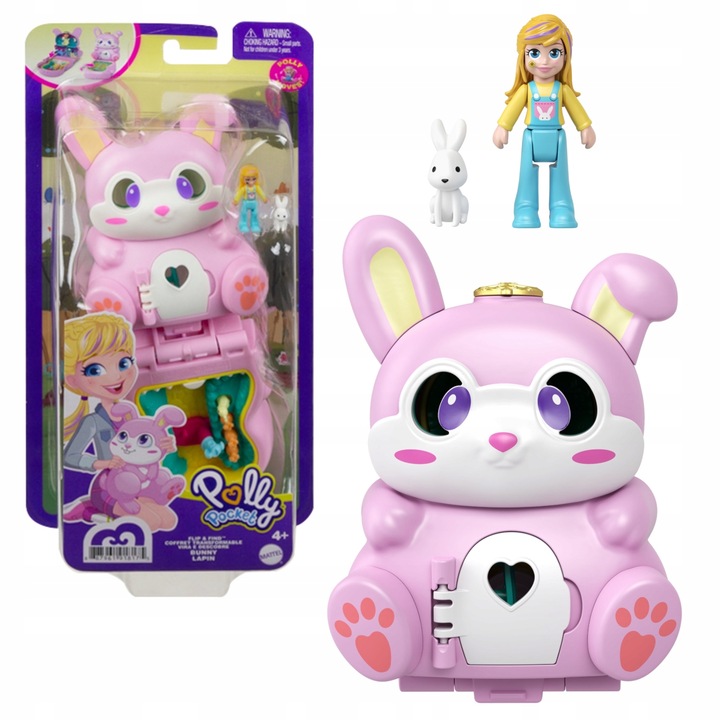 LALKA POLLY POCKET DOMEK Z LALECZKĄ KRÓLICZEK