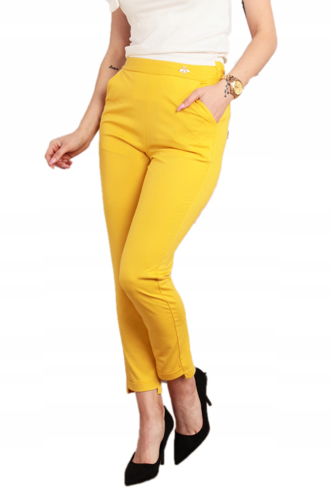 

Spodnie Getry Legginsy Guma Mucha 7/8 36 S 2048