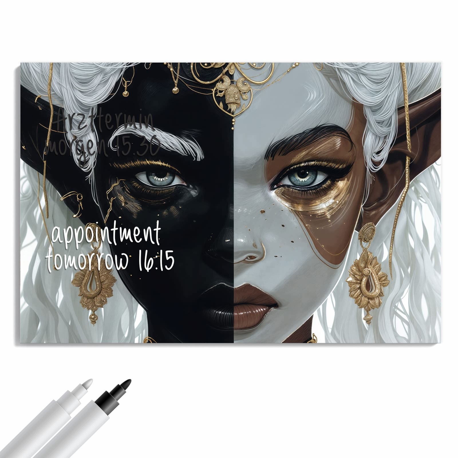 Magnetická tabule Podwujny Elf 90 × 60 cm