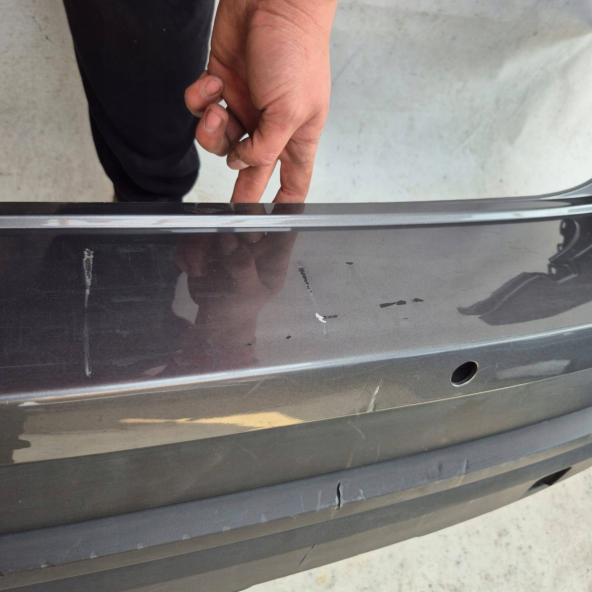 SKODA KAROQ 57A LIFT 21- bumper rear part rear PDC