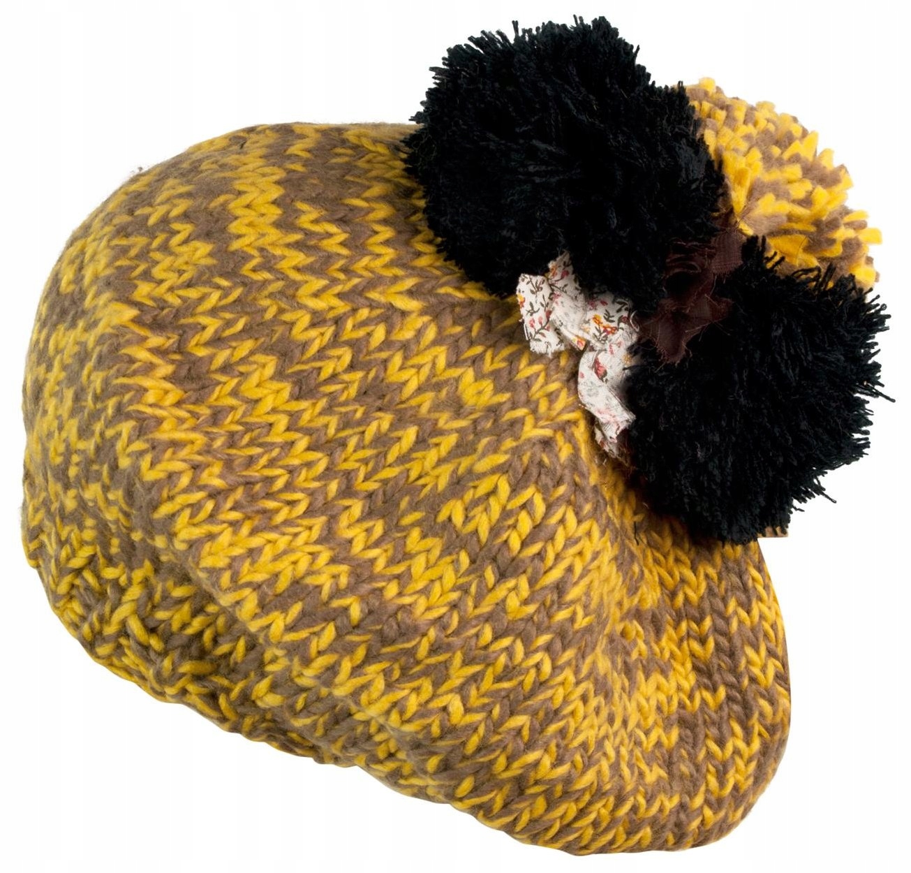 

Szaleo czapka-beret Trzy Pompony cz2705-2