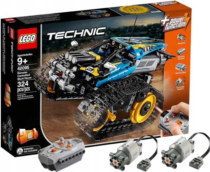 

Lego Technic 42095 Zdalna Wyścigówka 2xDUŻY Silnik