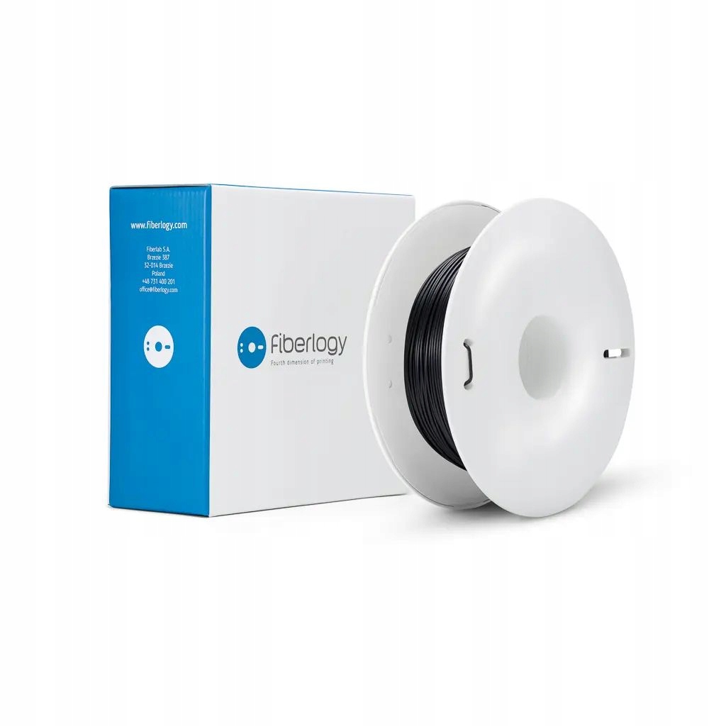 Filament pre 3D tlačiareň Fiberlogy Esd Petg čierny 1,75 mm 0,5 kg