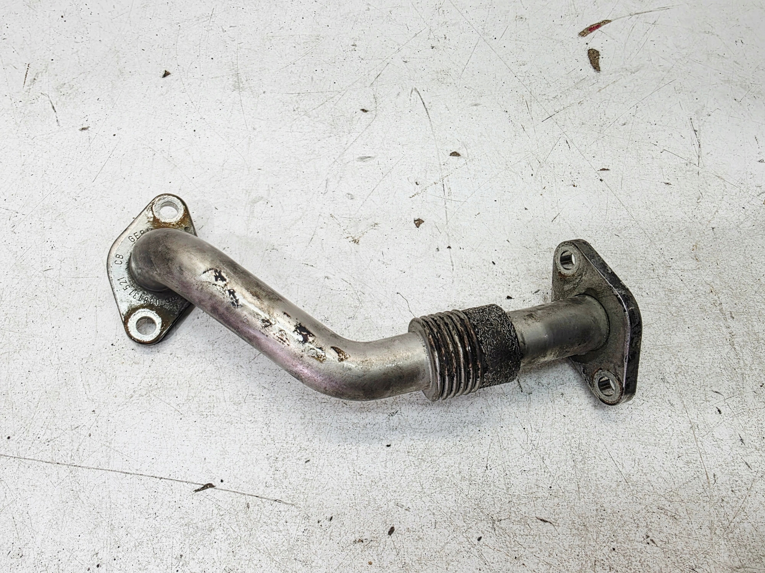 pipe wiring EGR AUDI A4 B7 1.9 2.0 TDI 038131521CB